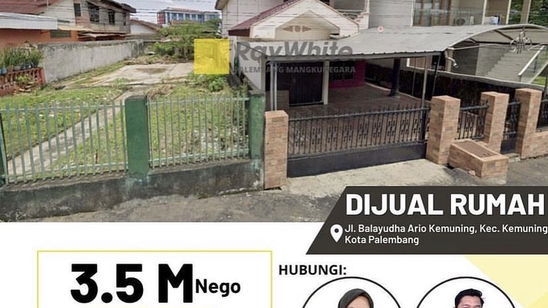 RUMAH BESAK MURAH TENGAH KOTA PALEMBANG 