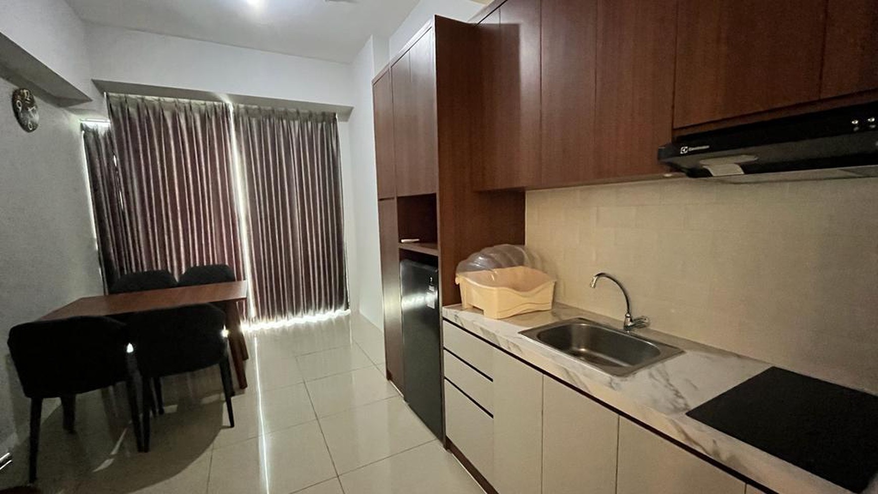 2 UNIT HUNIAN TYPE 1 BED-ROOM @ APARTEMEN TREEPARK SERPONG, FULL FURNISHED