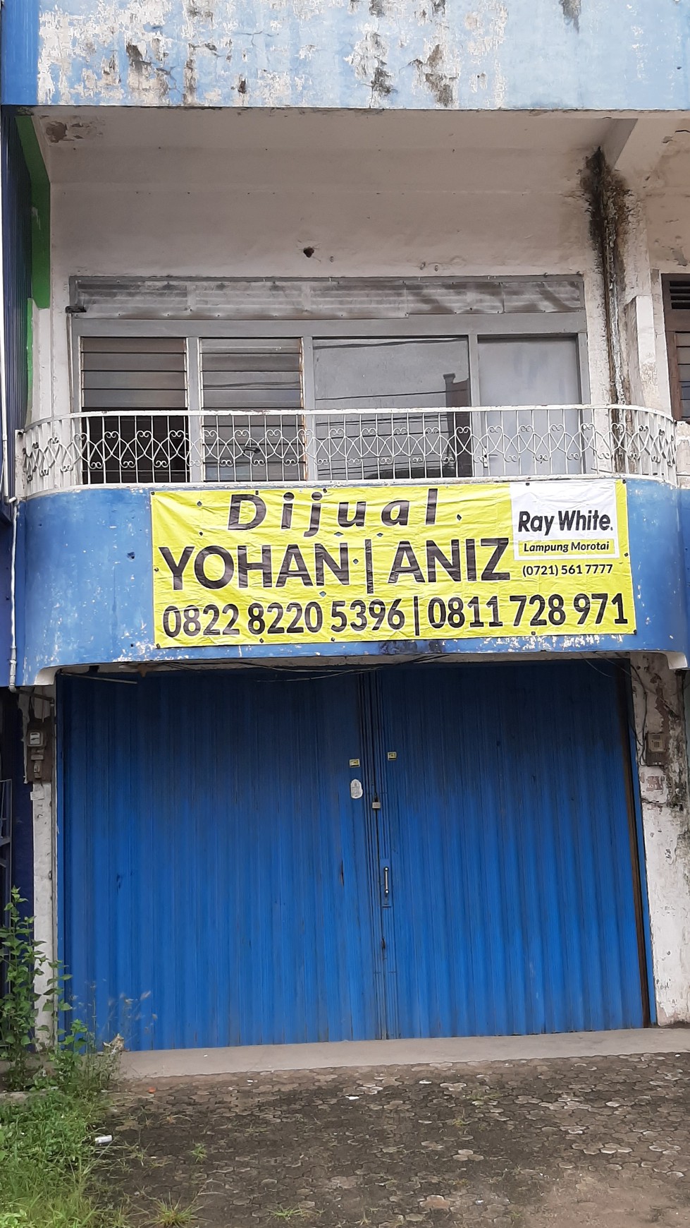 Dijual Ruko 2 ½ Lantai, Jl Yos Sudarso Teluk Betung, Bandarlampung