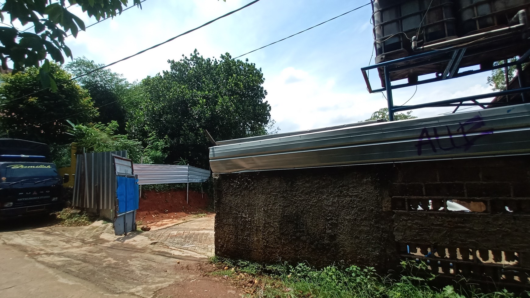 Super Murah bangunan dan tanah bekas Pabrik Tahu di Tapos Cimanggis