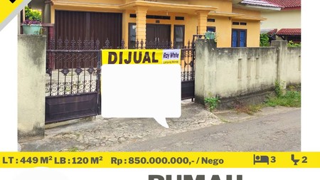 Rumah  Pulau Legundi Sukarame Dijual Cepat