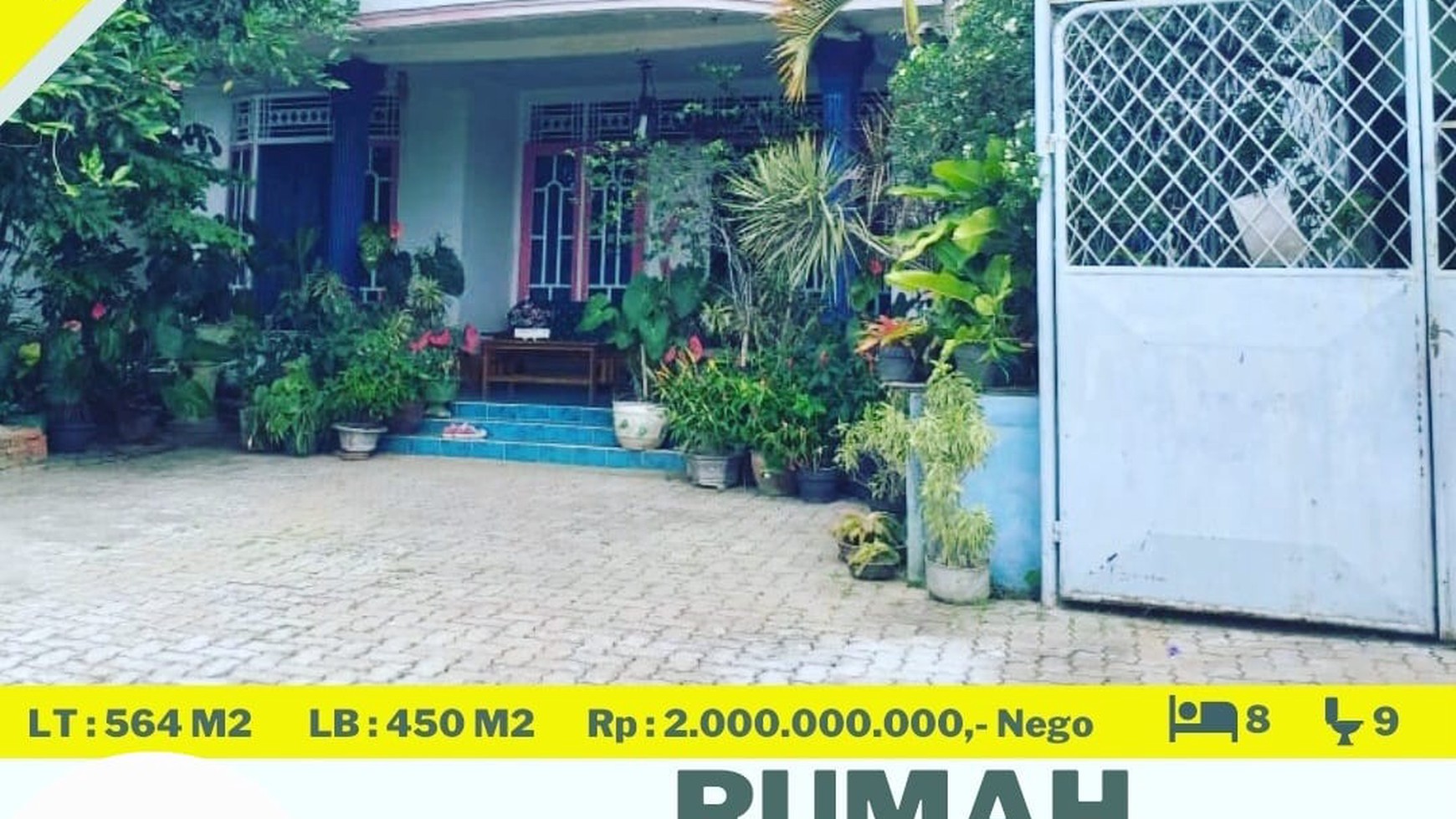 Rumah Sukardi Hamdani Dijual Cepat