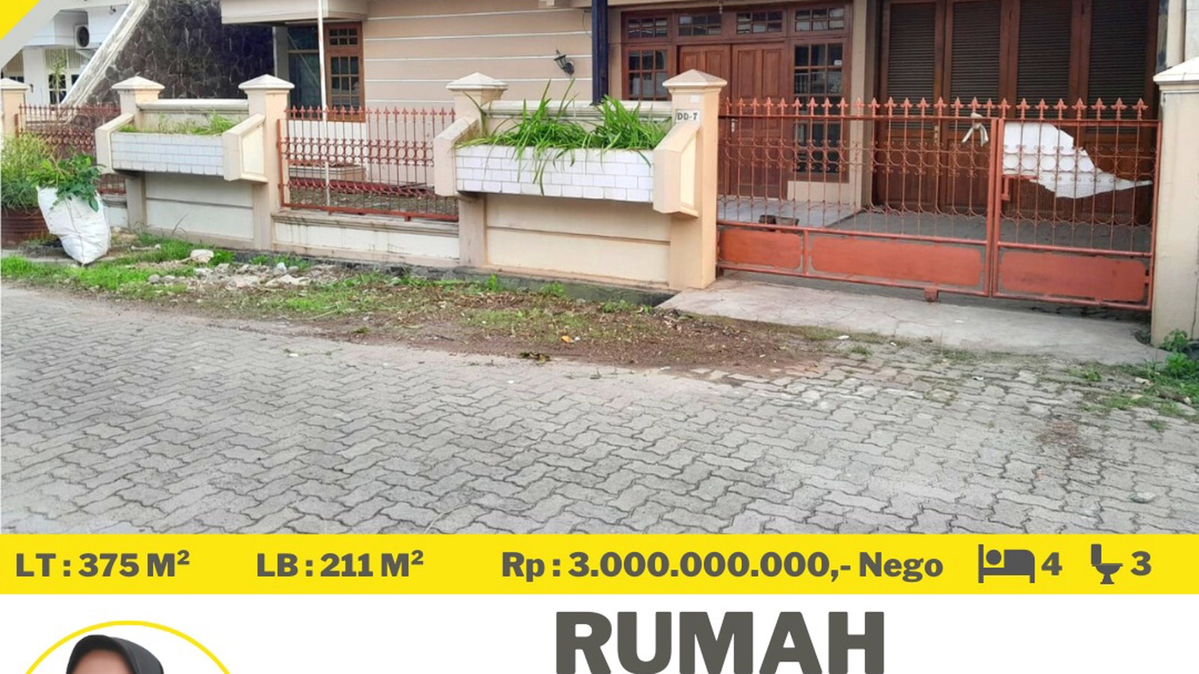 Rumah  Kedamaian Indah Dijual Cepat