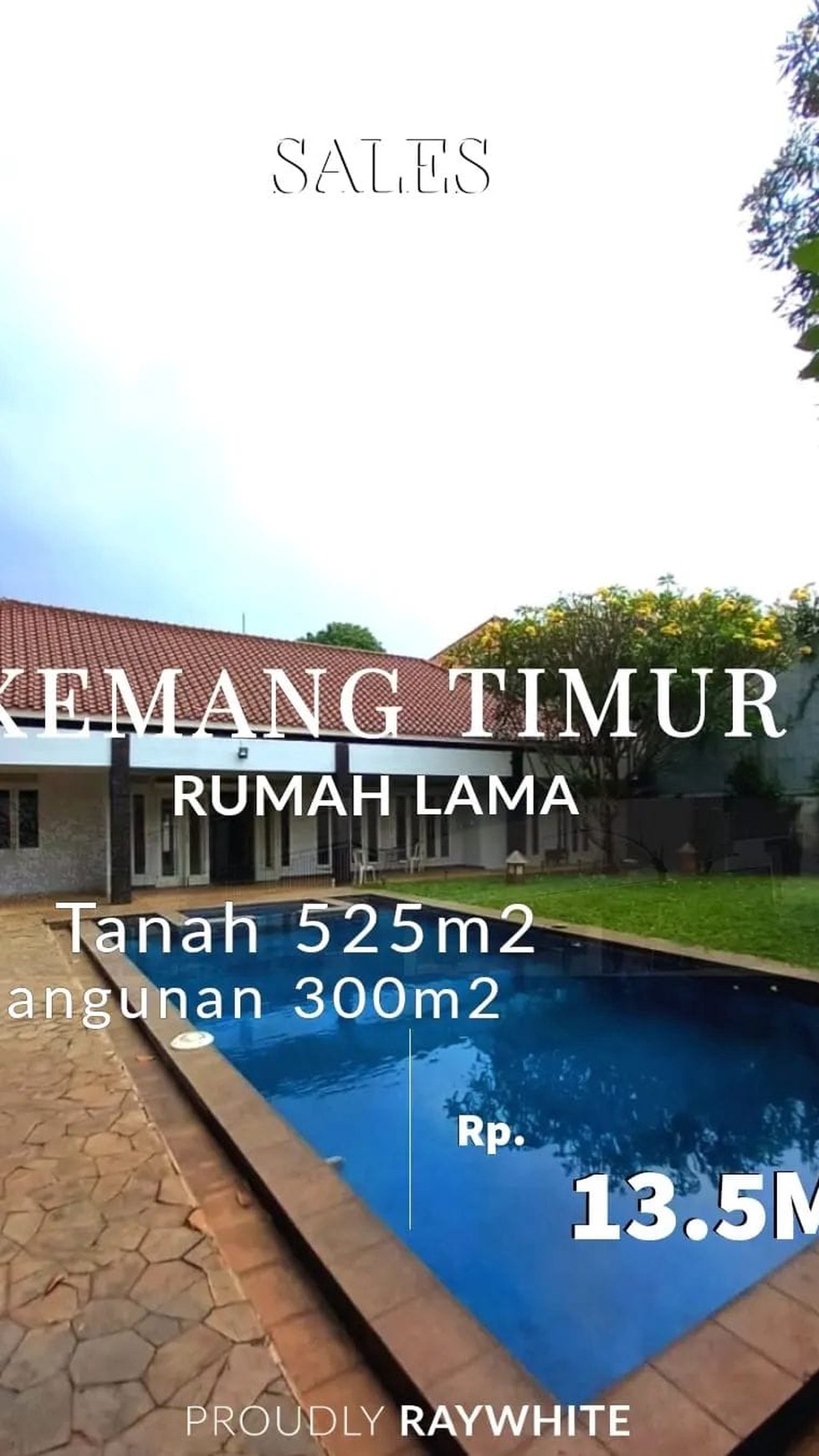 Rumah Lama Lingkungan Tenang Area Kemang