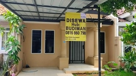 Disewakan rumah di Taman Imam Bonjol JL. Batam Lippo Karawaci Tangerang