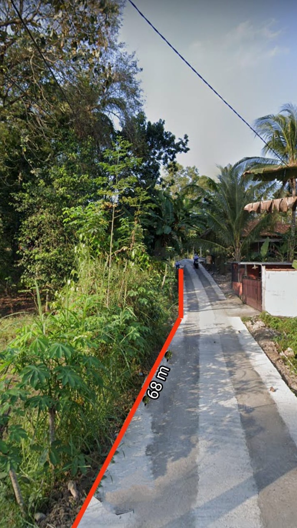 Tanah Pekarangan Luas 683 Meter Persegi Lokasi Kasihan Bantul