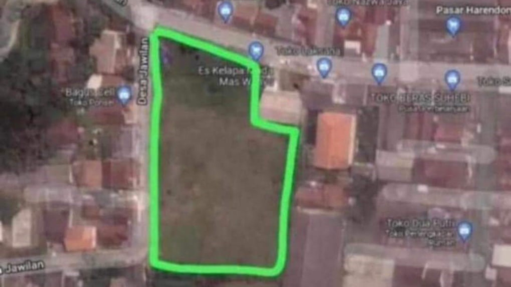 Tanah 6000m2 cocok untuk Perumahan di Jl Raya Rangkas Bitung, Serang