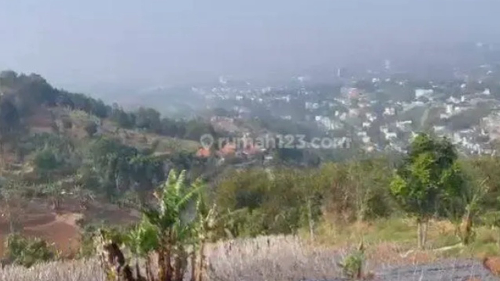 Tanah Istimewa View Bandung di Bojong Koneng Atas Dago Pakar Cimenyan Bandung