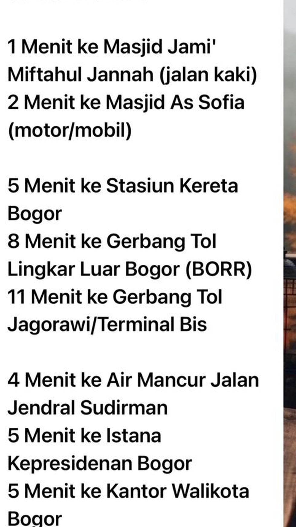 Rumah dengan halaman luas, kondisi terawat dan siap huni di Cimanggu, Bogor