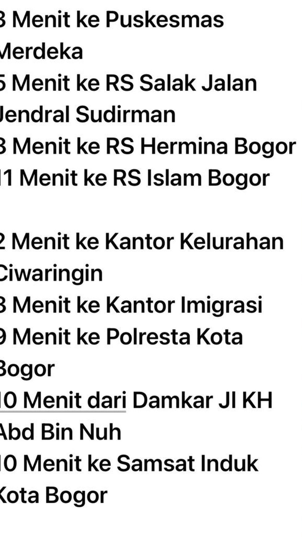 Rumah dengan halaman luas, kondisi terawat dan siap huni di Cimanggu, Bogor