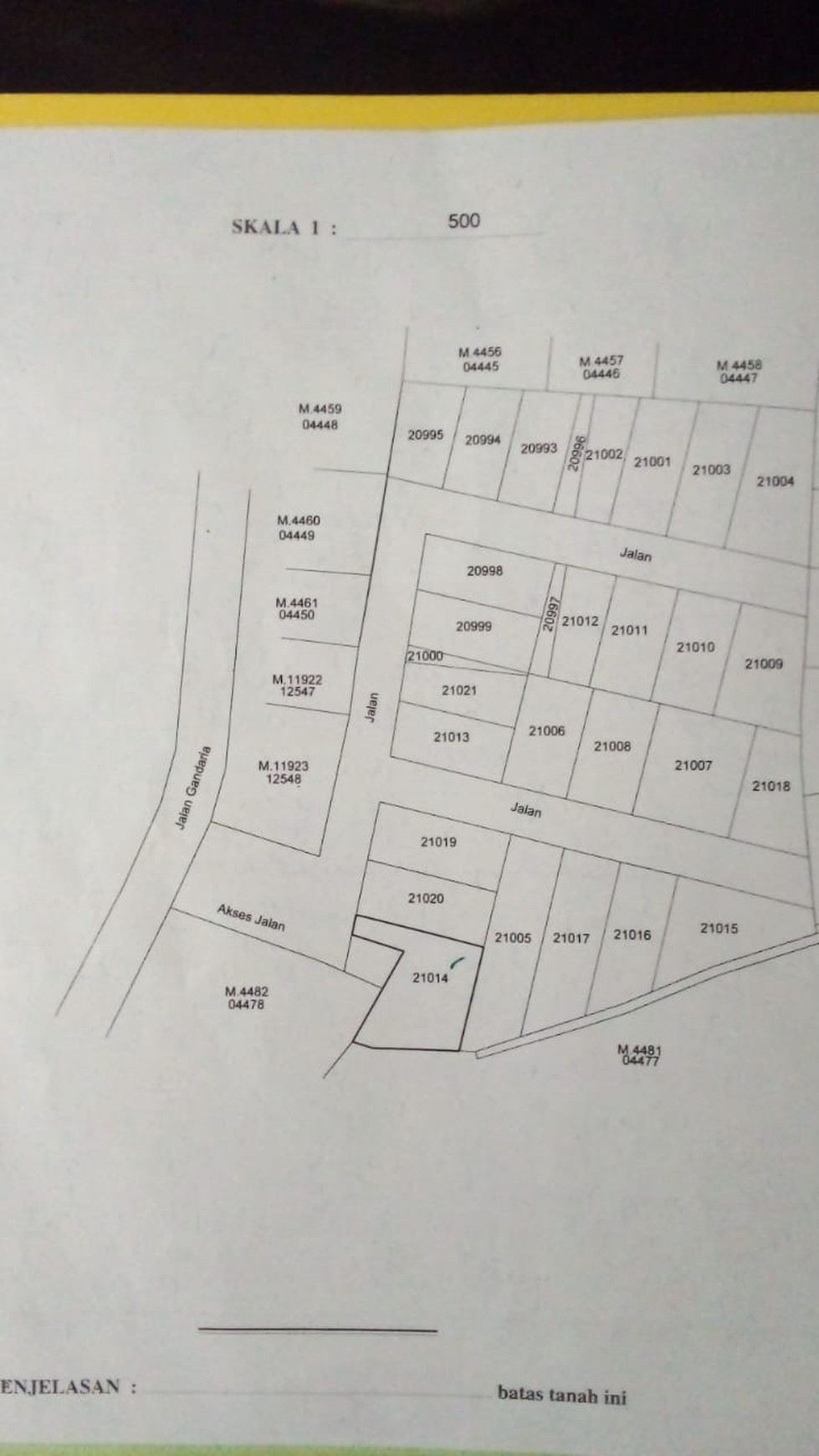 Tanah Kosong Lokasi Strategis, Cluster Gandaria Residence, Cocok Untuk Investasi Masa Depan Keluarga