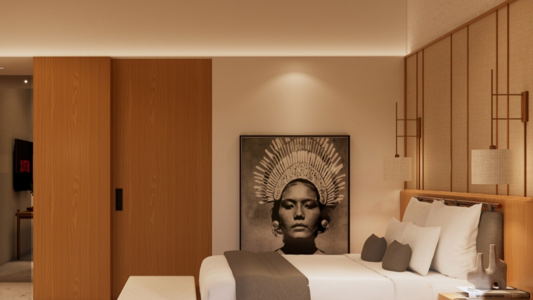 Natural Villa in Ubud Bali with views of rice fields