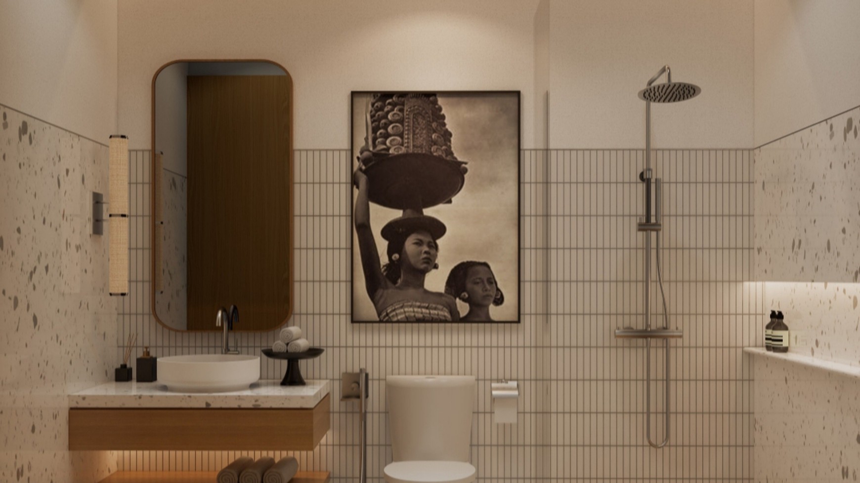 Natural Villa in Ubud Bali with views of rice fields