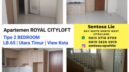 Apartemen Royal Cityloft Royal Residence Wiyung Surabaya Tipe 2 K.Tidur TerMURAH Siap Huni