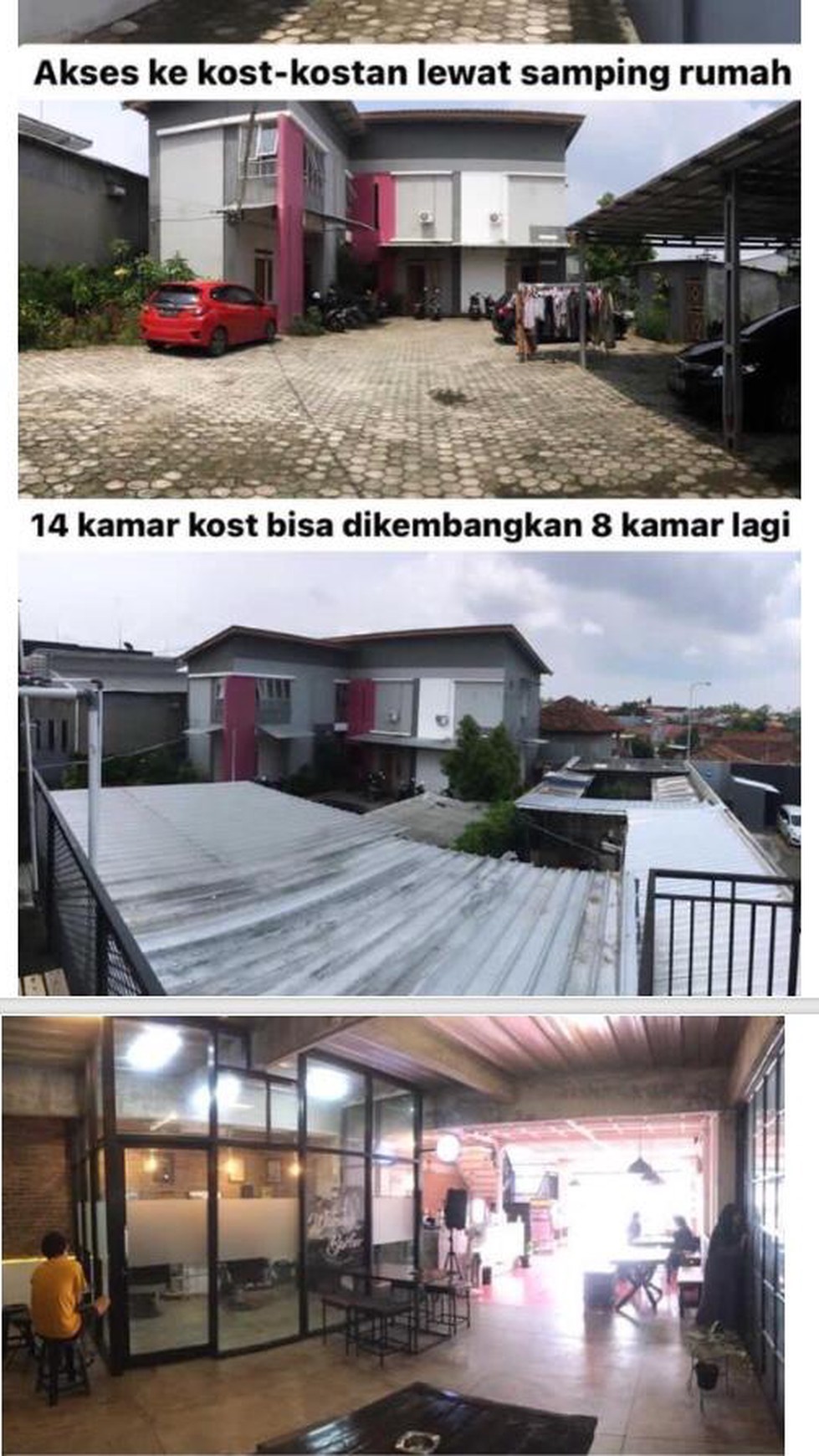 Dijual Bangunan Caffee diJalan zA. Pagar Alam Labuhan Ratu Kedaton Bandarlampung