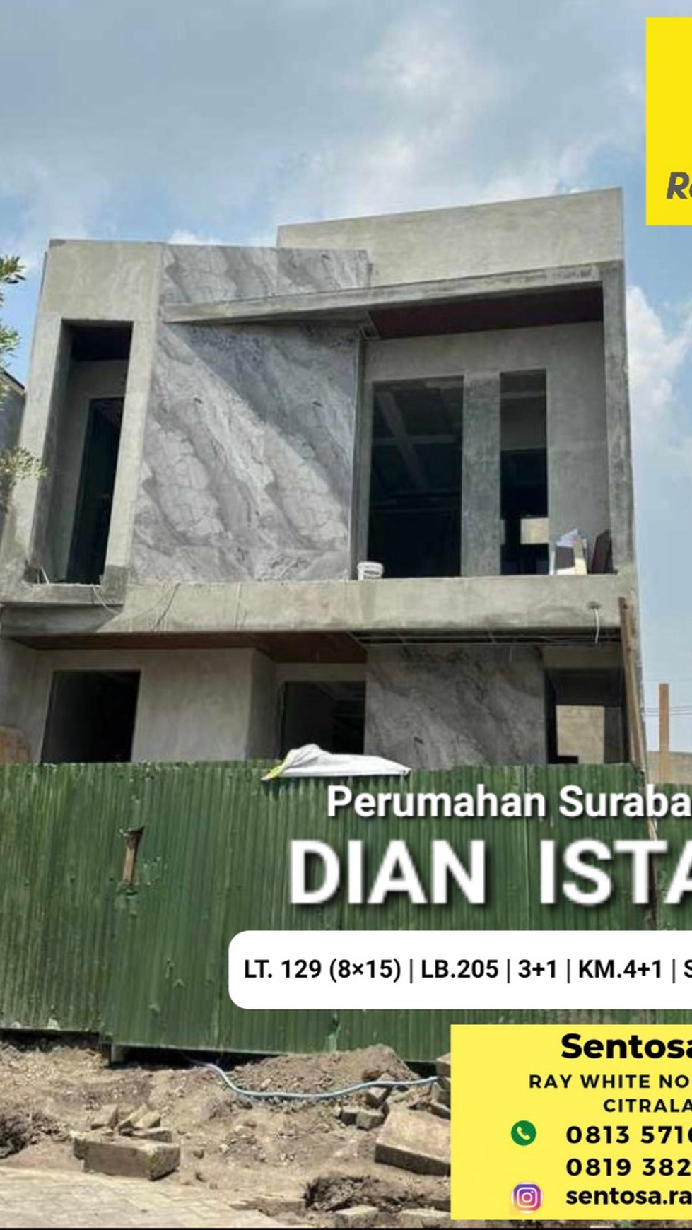 Dijual.Rumah Dian Istana Moca Verbana Wiyung NEW Baru Modern 2 Lantai SPESIAL SMART Key Sistem