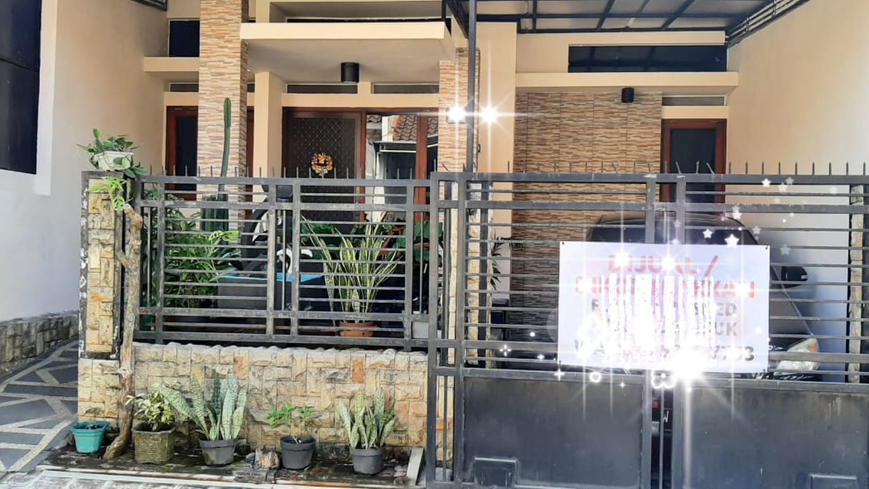 rumah full furnish siap huni panadan wangi blimbing kota malang