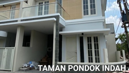 Rumah Taman Pondok Indah Wiyung Surabaya - New Baru Modern 2 Lantai  dekat Pakuwon Mall