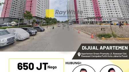 DIJUAL MURAH, APARTEMEN GREEN PRAMUKA (CEMPAKA PUTIH) JAKARTA PUSAT 