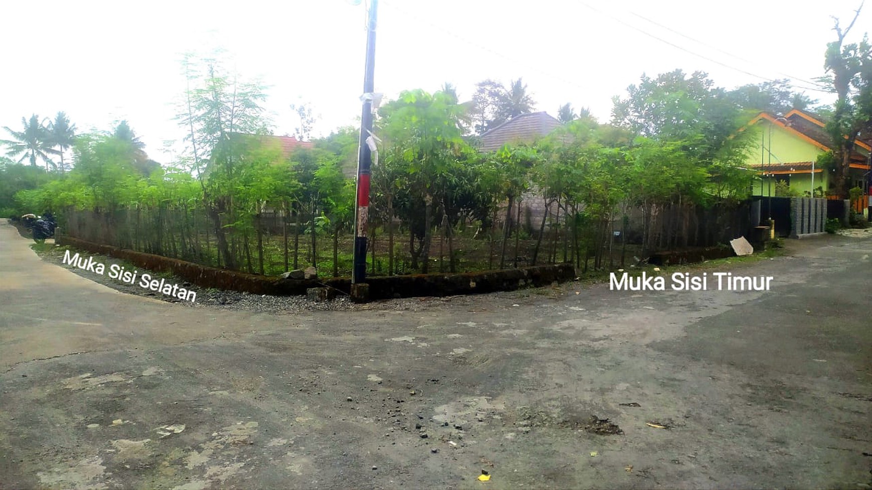 Tanah Pekarangan Luas 407 Meter Persegi Lokasi Ngemplak Sleman 