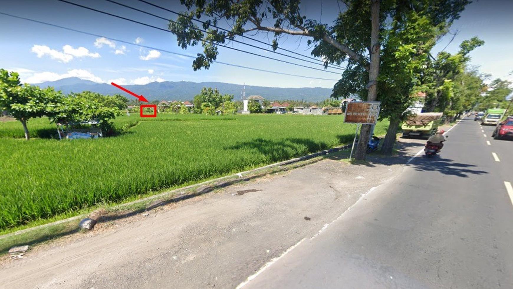 Freehold Land For Sale In Lovina Area With Rice Field And Mountain Views