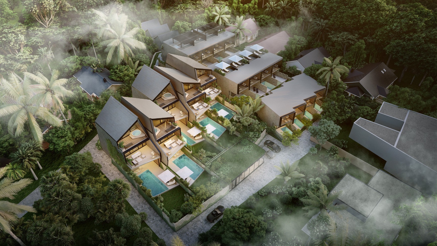 For Sale Freehold - Brand new modern villa complex  1 - 3  bedrooms near Balangan beach 