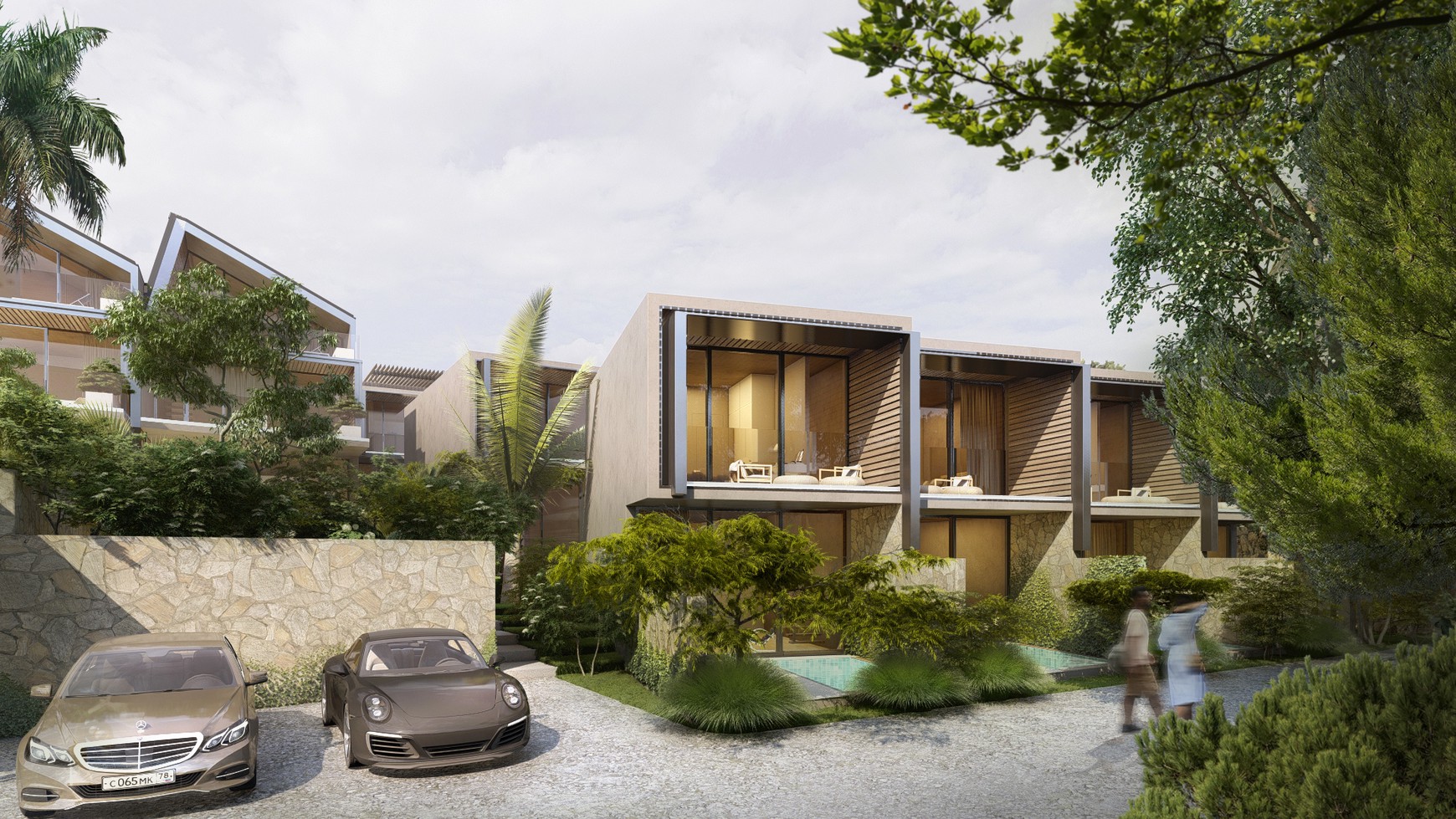 For Sale Freehold - Brand new modern villa complex  1 - 3  bedrooms near Balangan beach 