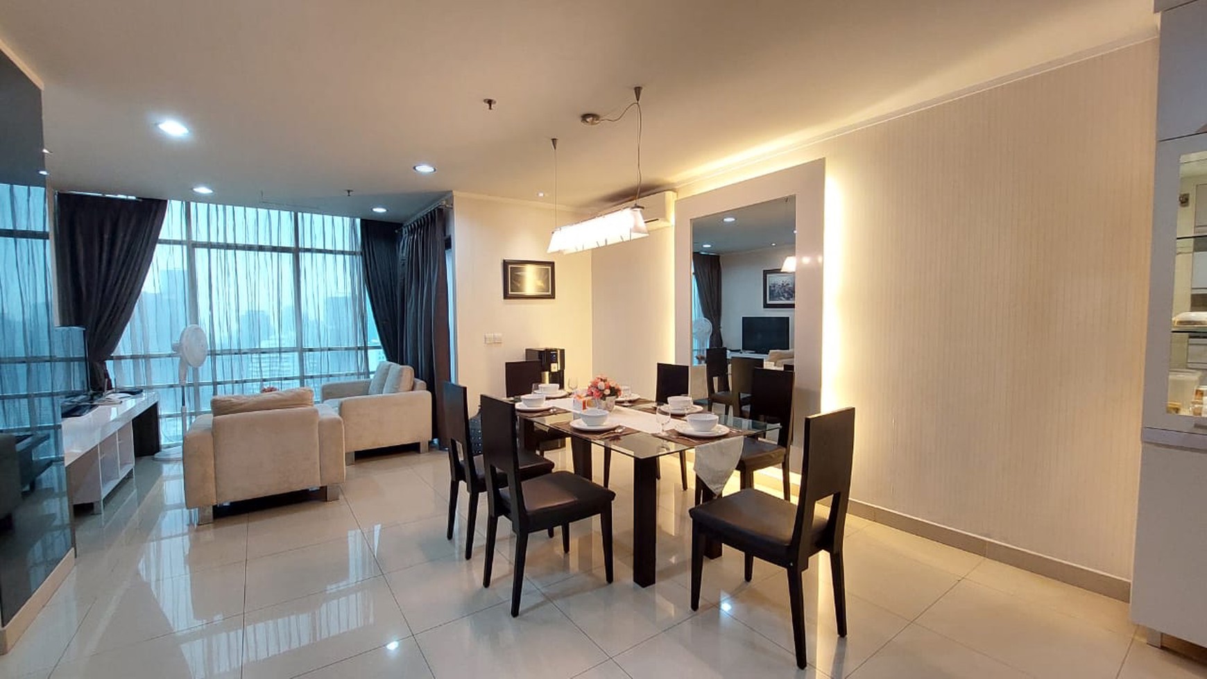 Disewakan Apartemen Sahid Sudirman Residence, Full Furnished, 2Bedrooms