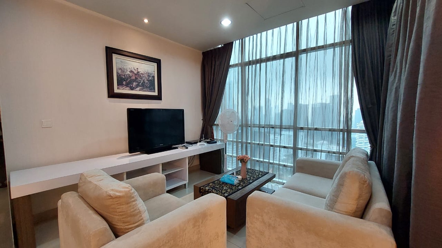 Disewakan Apartemen Sahid Sudirman Residence, Full Furnished, 2Bedrooms