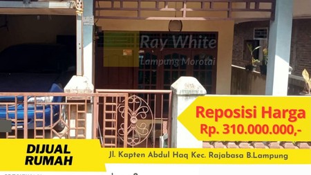 Dijual Rumah  Jl. kapten Abdul Haq Rajabasa