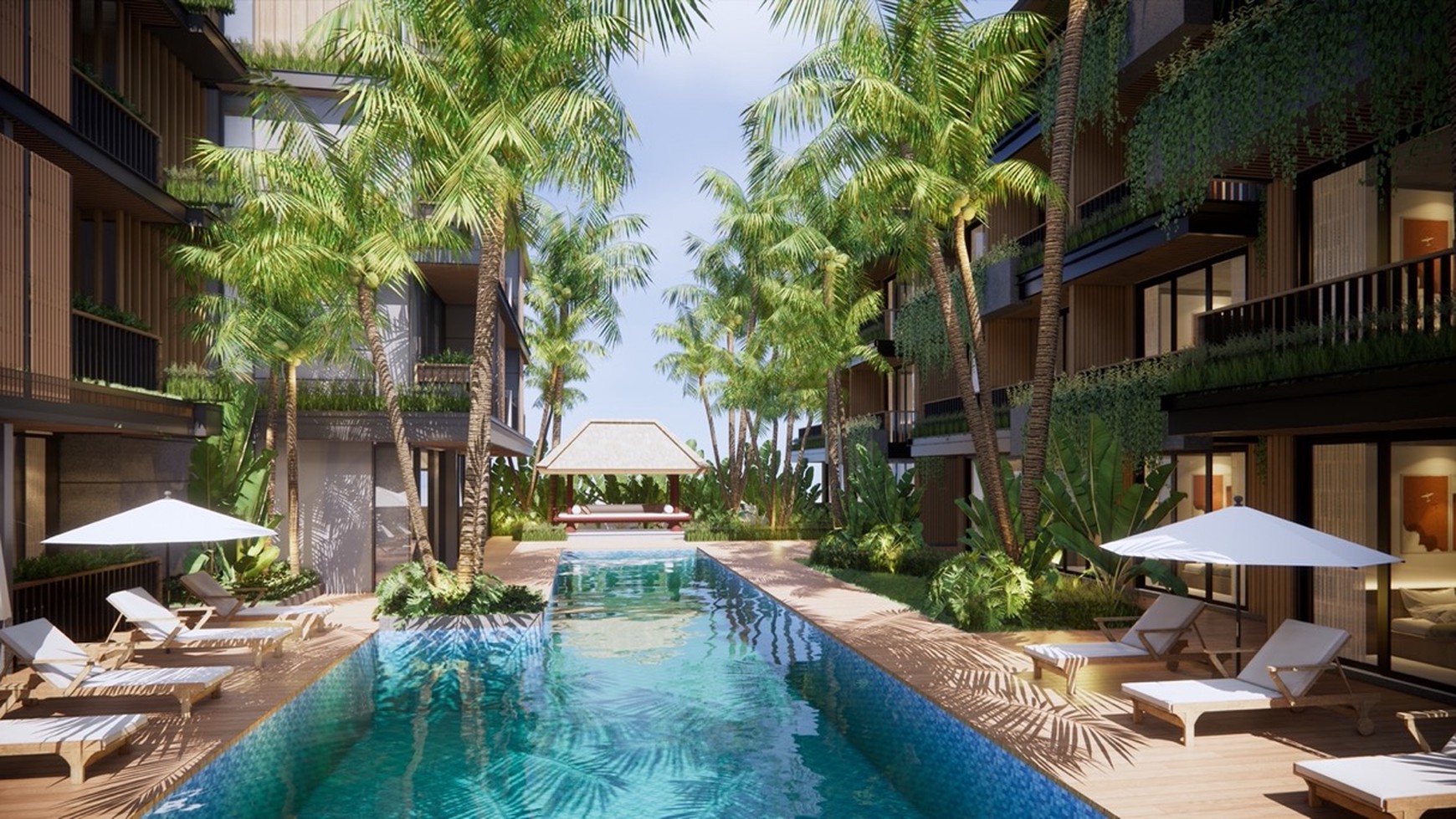 Luxury apartment living in the great area in Canggu