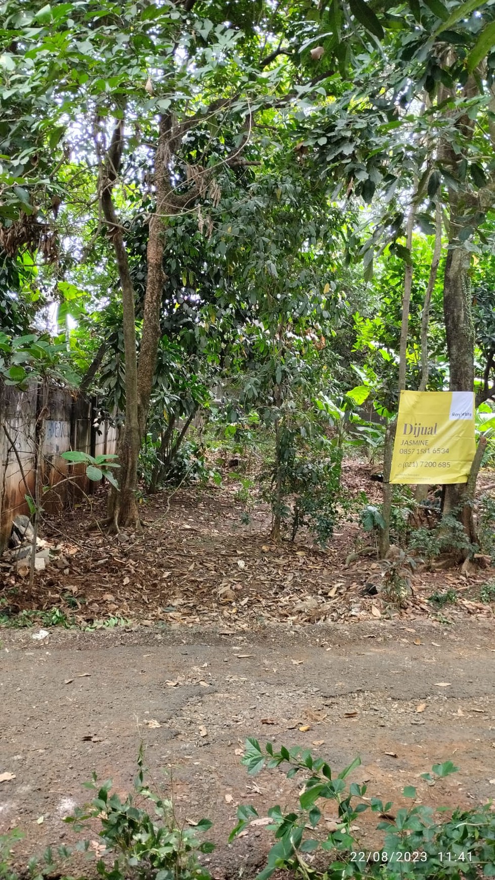 Tanah Lingkungan Tenang Area Pondok Ranji