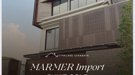 Rumah Bukit Golf Internasional Citraland Surabaya NEW all MARMER Import PREMIUM Quality Golf area Siap Huni