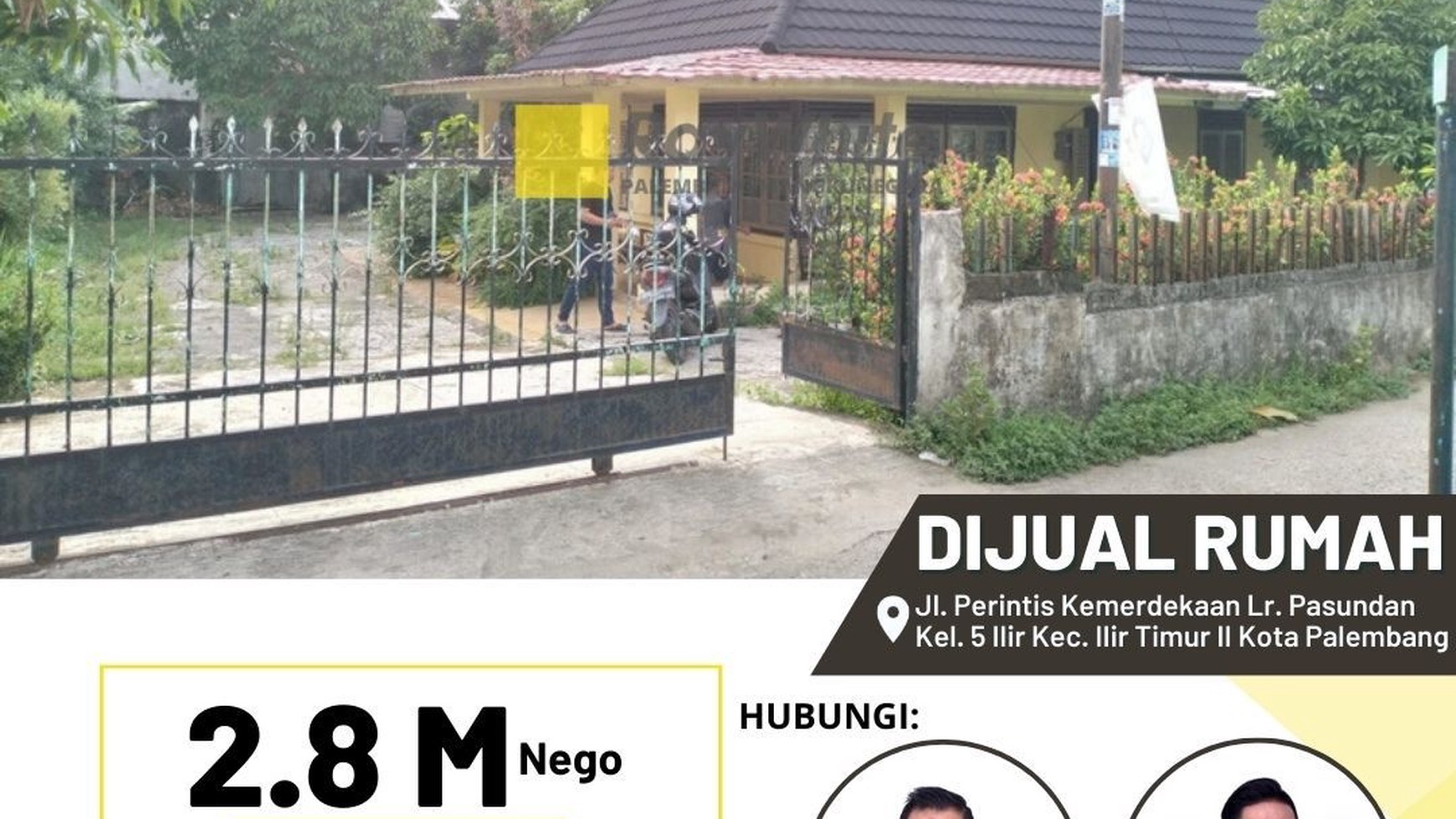 DIJUAL RUMAH MURAH JL.PERINTIS KEMERDEKAAN PALEMBANG