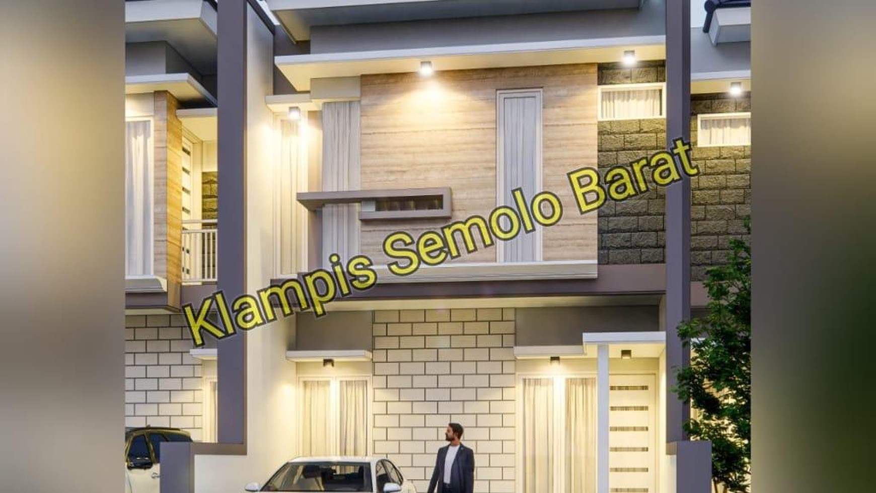 1161. Dijual Rumah Klampis Semolo Barat   (B)