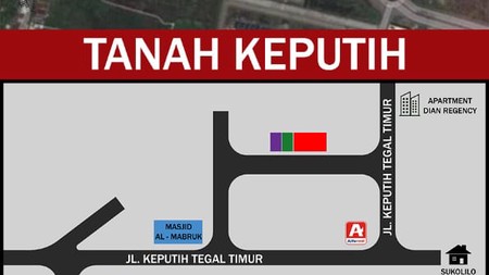 1134. Dijual Tanah Keputih Tegal Timur 