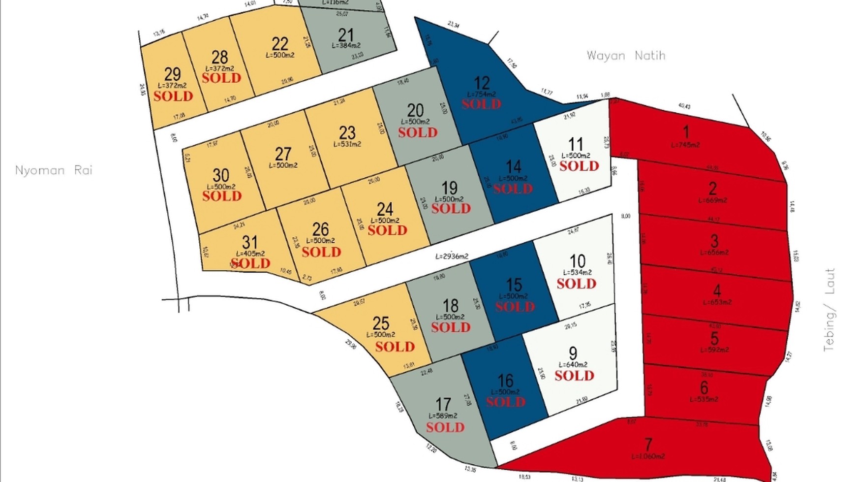 Freehold - Exclusive Offer! 25% Discount on Prime Ocean View Land in Atuh Nusa Penida