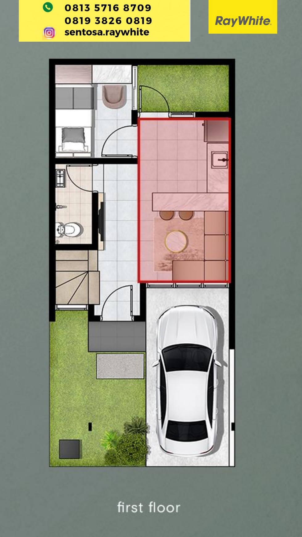 Rumah Wisata Bukit Mas Surabaya Cluster Chelsea SPESIAL 3 K.Tidur Modern 2 Lantai