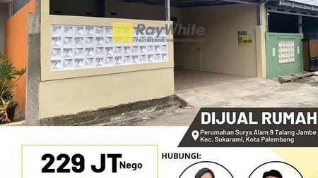 RUMAH MURAH DI TALANG JAMBE PALEMBANG 