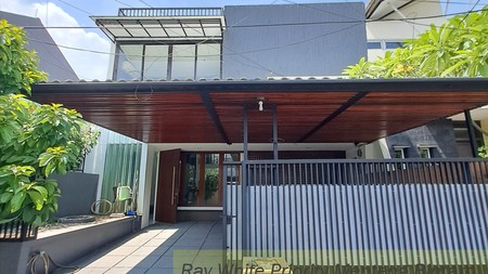 A Newly Renovated Modern House with Rooftop in Lebak Bulus, South Jakarta #HRCH