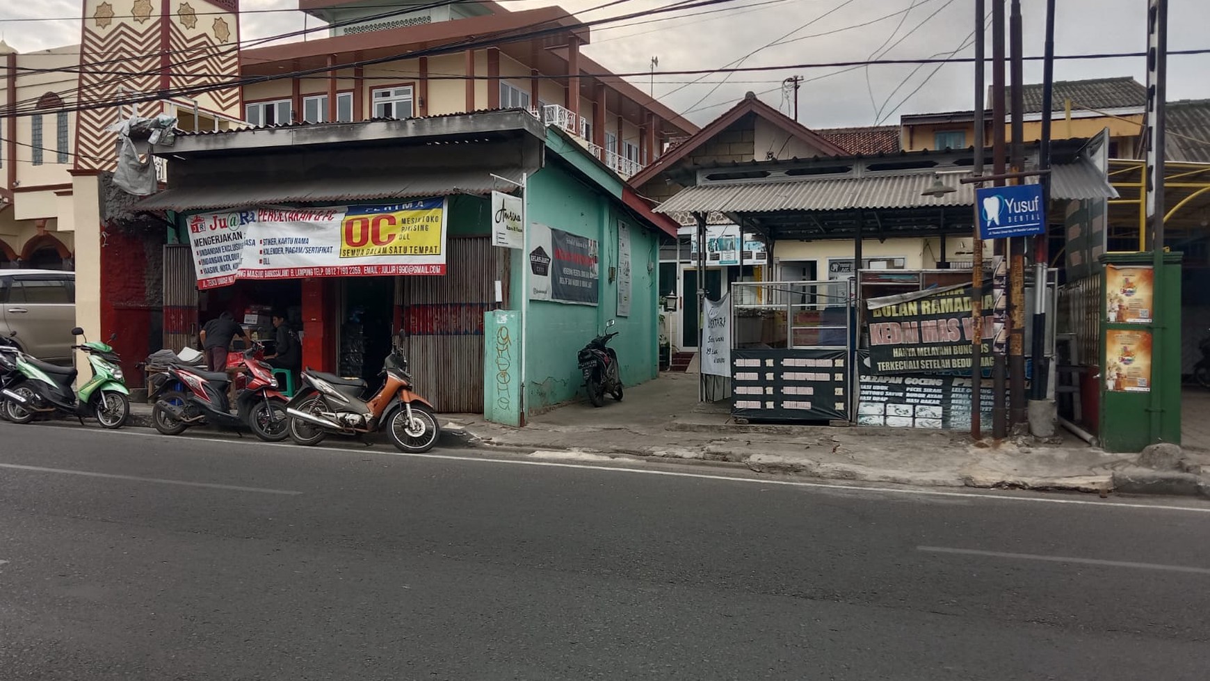 Dijual Tanah dan Bangunan di Jalan Protokol Teuku Umar Kedaton Bandar Lampung