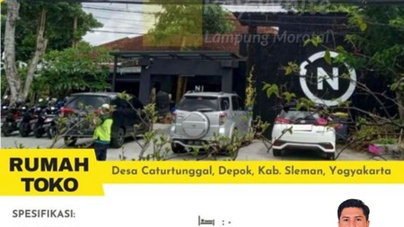 Dijual Rumah Usaha di Caturtunggal Sleman Yogyakarta