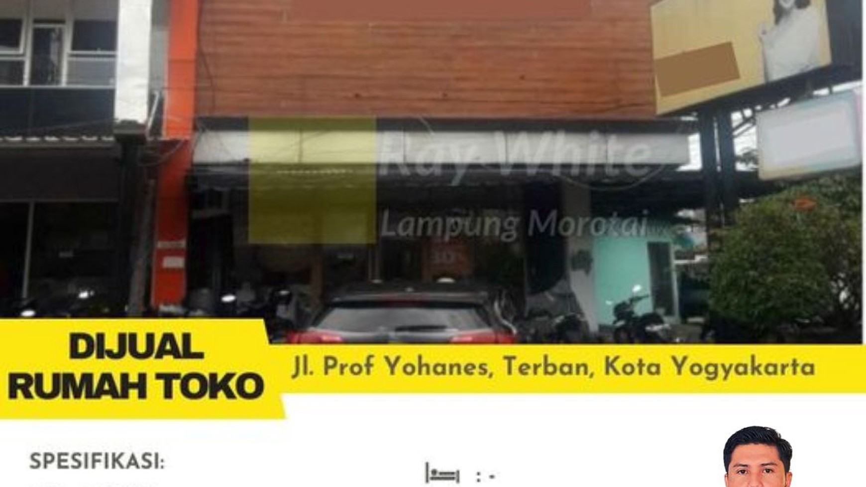 Dijual Ruko 3 Lantai di Terban Yogyakarta