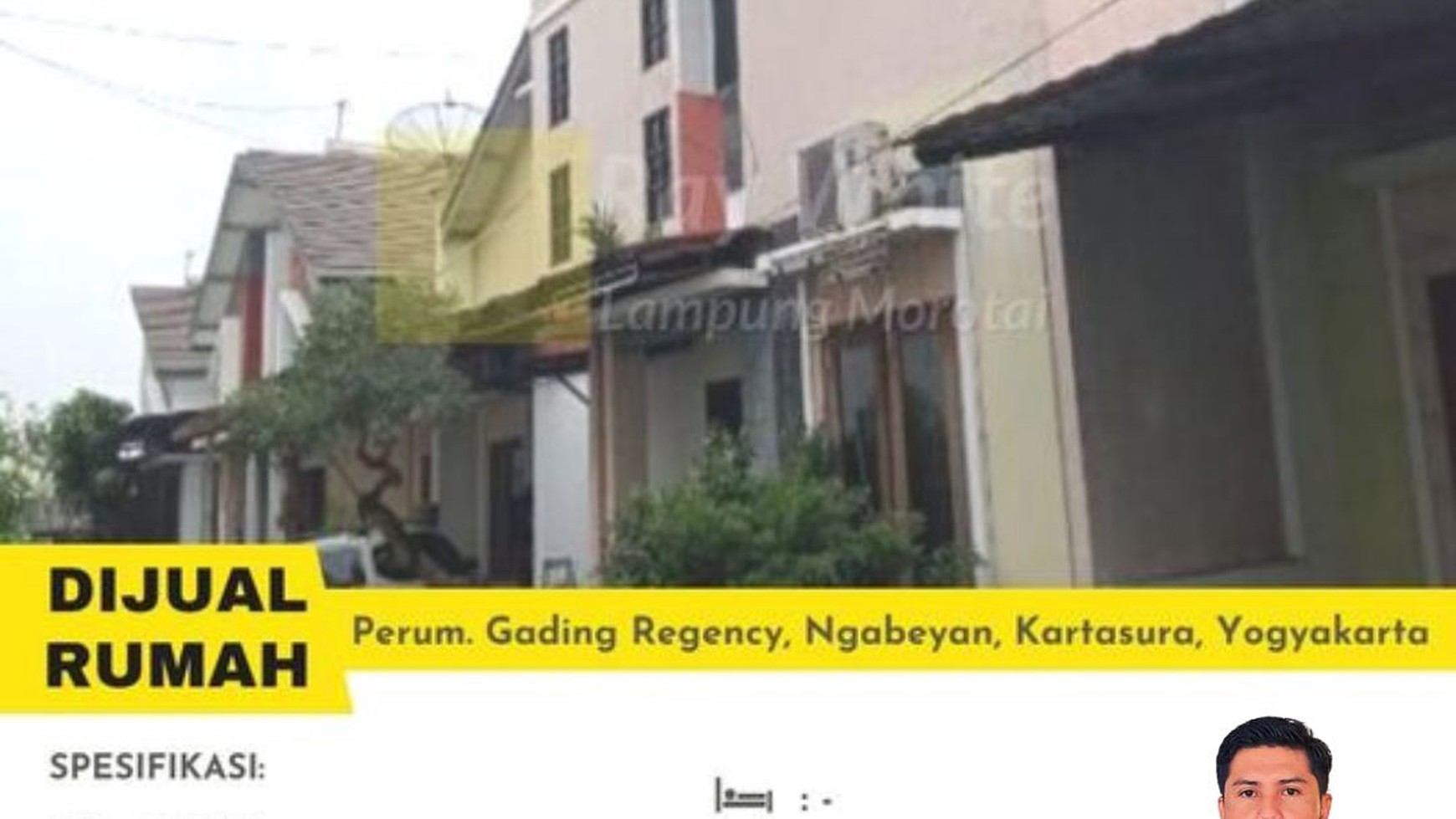 Dijual Rumah di Perum Gading Regency Kartasura Jawa Tengah