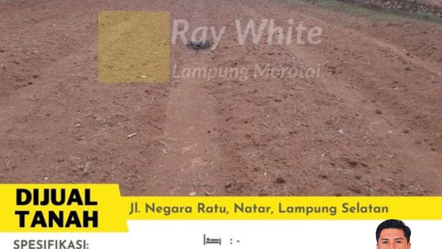 Dijual Tanah Murah Siap Bangun 600 m2 di Natar