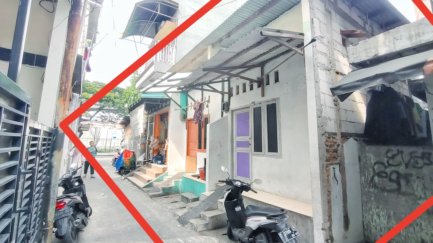 Rumah Rawa Badak, Legoa, Tanjung Priok, Luas 43m2