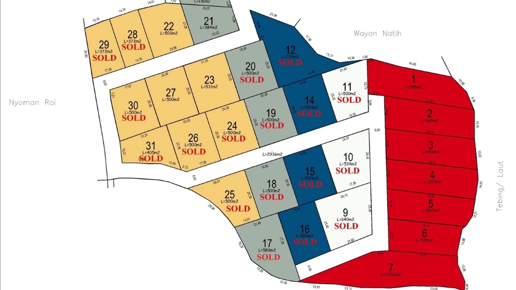 Freehold - Exclusive Offer! 25% Discount on Prime Ocean View Land in Atuh Nusa Penida