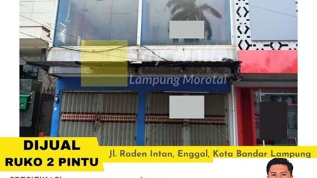 Ruko 2 Pintu di Jalan Protokol Radin Intan Bandar Lampung