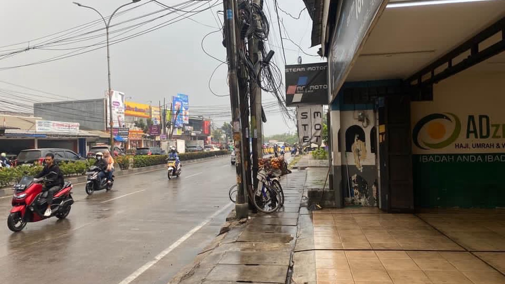 Ruang Usaha Lokasi Strategis Pinggir Jalan Raya @Pondok Benda, Pamulang