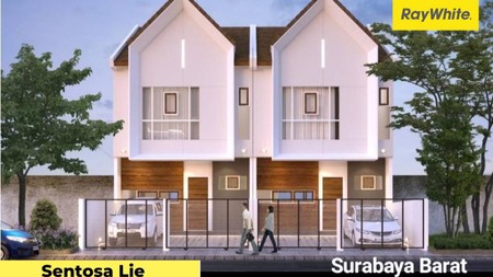 Dijual Rumah Bukit Palma Citraland Surabaya  - RAYA Luar Cluster New Modern 2 Lantai 